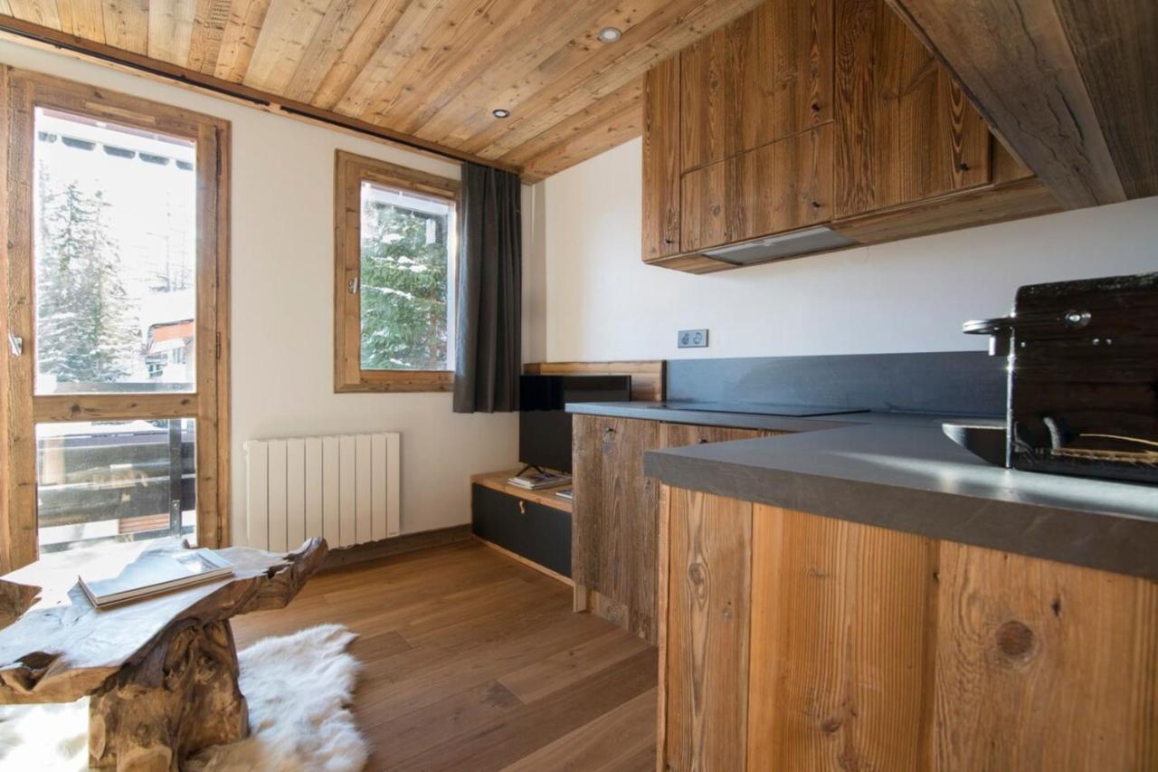 Les Brigues - Appartement Avec Vue Sur La Montagne Et Acces Aux Pistes Courchevel Eksteriør billede
