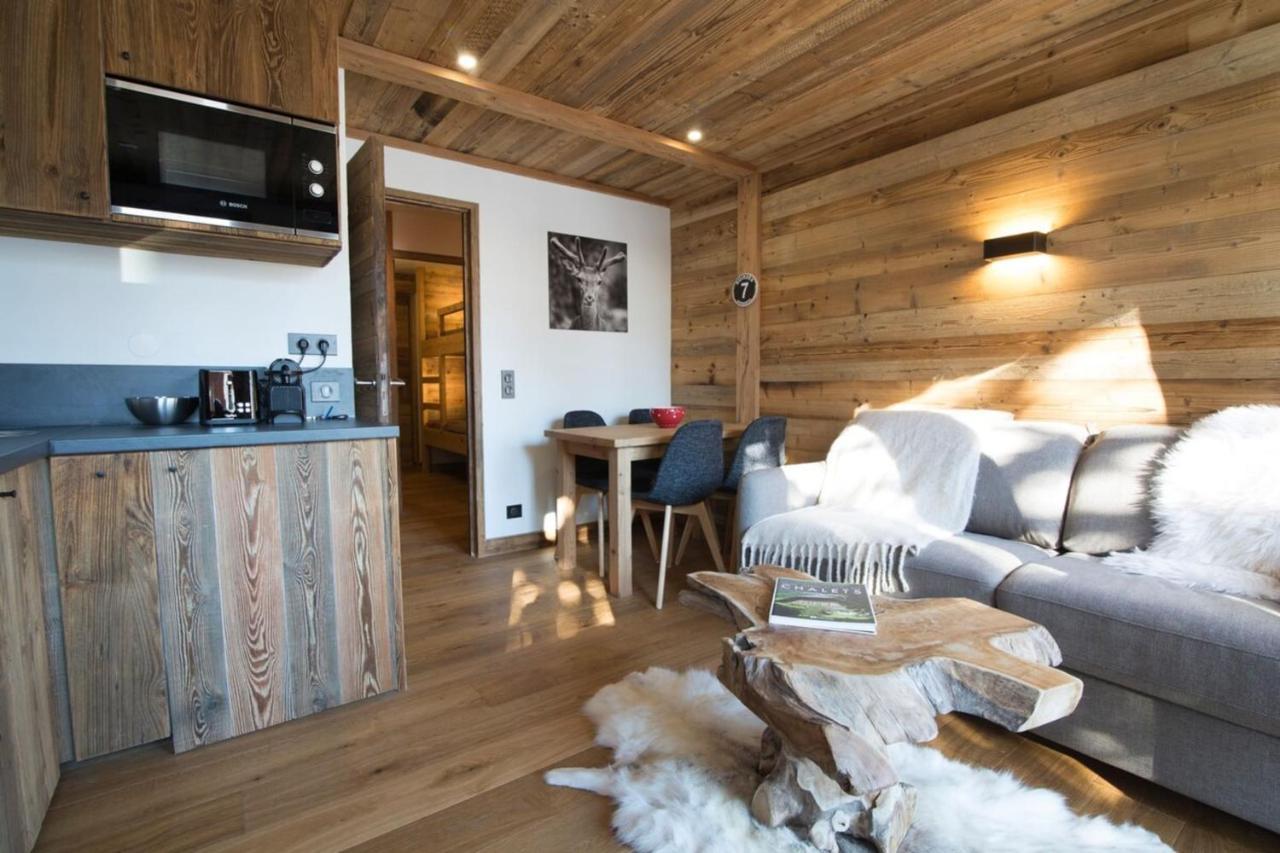 Les Brigues - Appartement Avec Vue Sur La Montagne Et Acces Aux Pistes Courchevel Eksteriør billede