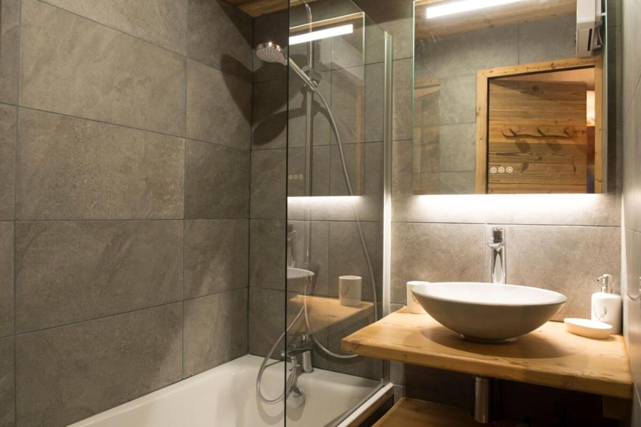 Les Brigues - Appartement Avec Vue Sur La Montagne Et Acces Aux Pistes Courchevel Eksteriør billede